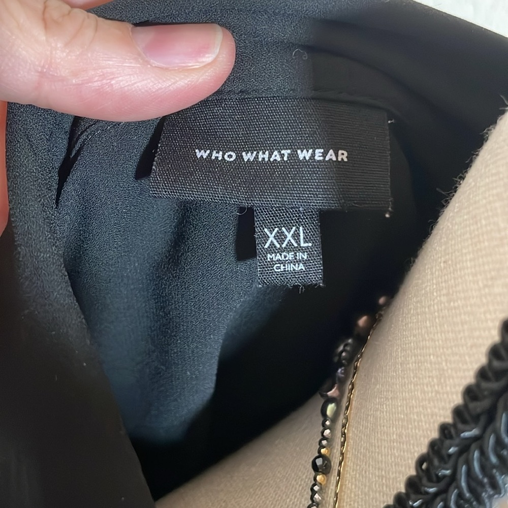 Who What Wear Black Blouse - Picture 8 of 9